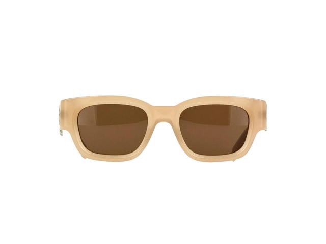 Palm Angels Palm Angels Posey Sunglasses In Square Frame With Brown Lens Sand Opal - view 2