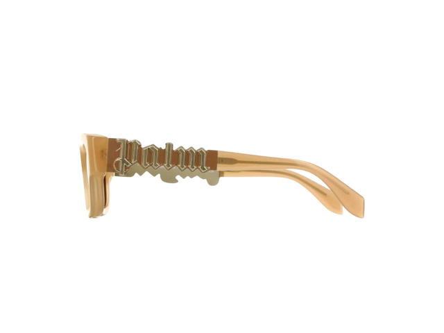 Palm Angels Palm Angels Posey Sunglasses In Square Frame With Brown Lens Sand Opal - view 3