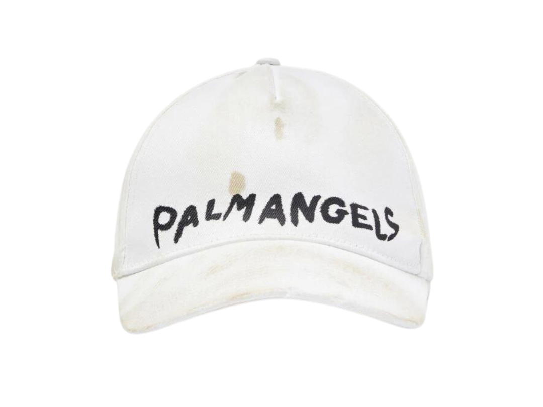Palm Angels Palm Angels Seasonal Logo Cap Beige White