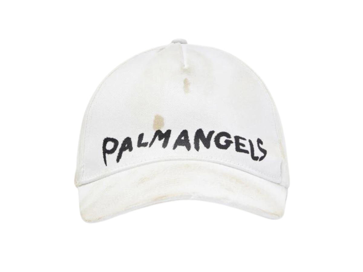 Palm Angels Palm Angels Seasonal Logo Cap Beige White