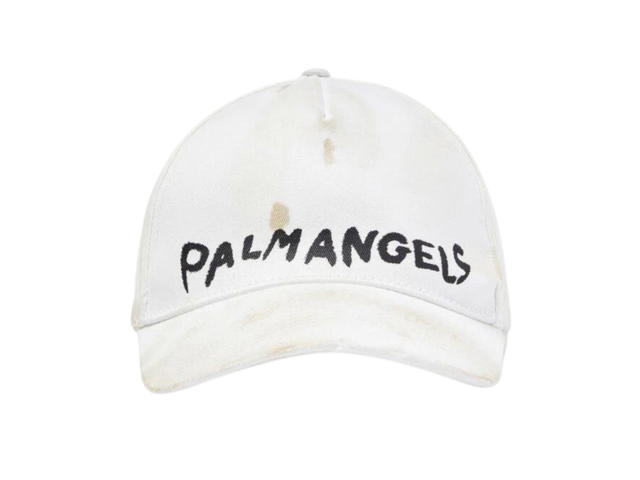 Palm Angels Palm Angels Seasonal Logo Cap Beige White - view 1