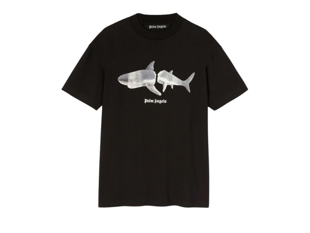 Palm Angels Palm Angels Shark Classic T-Shirt Black White