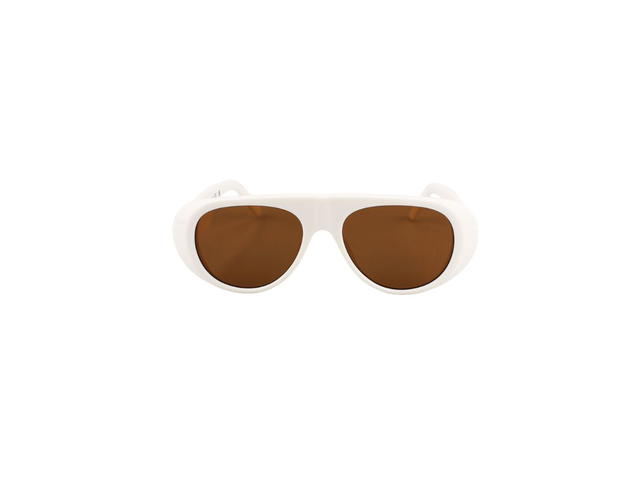 Palm Angels Palm Angels Sierra Sunglasses In White Acetate Frame With Black Lenses - view 2