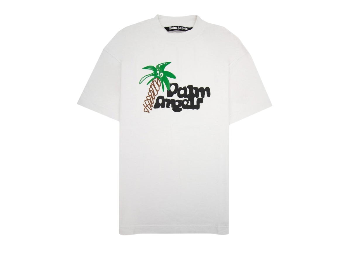 Palm Angels Palm Angels Sketchy Logo T-Shirt White