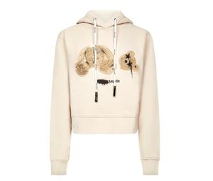 Buy Palm Angels Sprayed Bear Sweatshirt Beige at Sasom – Authentic and Ready to Ship