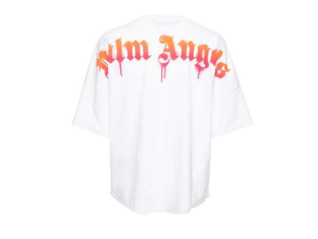 Palm Angels Palm Angels Sprayed Palm T-Shirt White - view 2