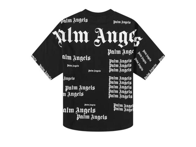 Palm Angels Palm Angels Ultra Logo Printed Crewneck T-Shirt Black - view 2
