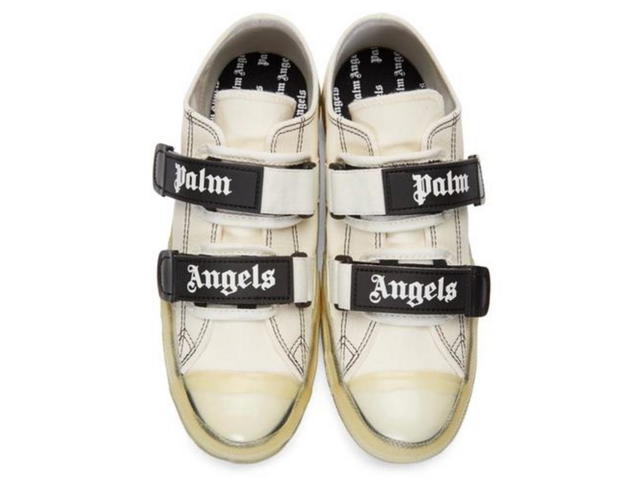 Palm Angels Palm Angels Velcro Vulcanized Sneaker White - view 2