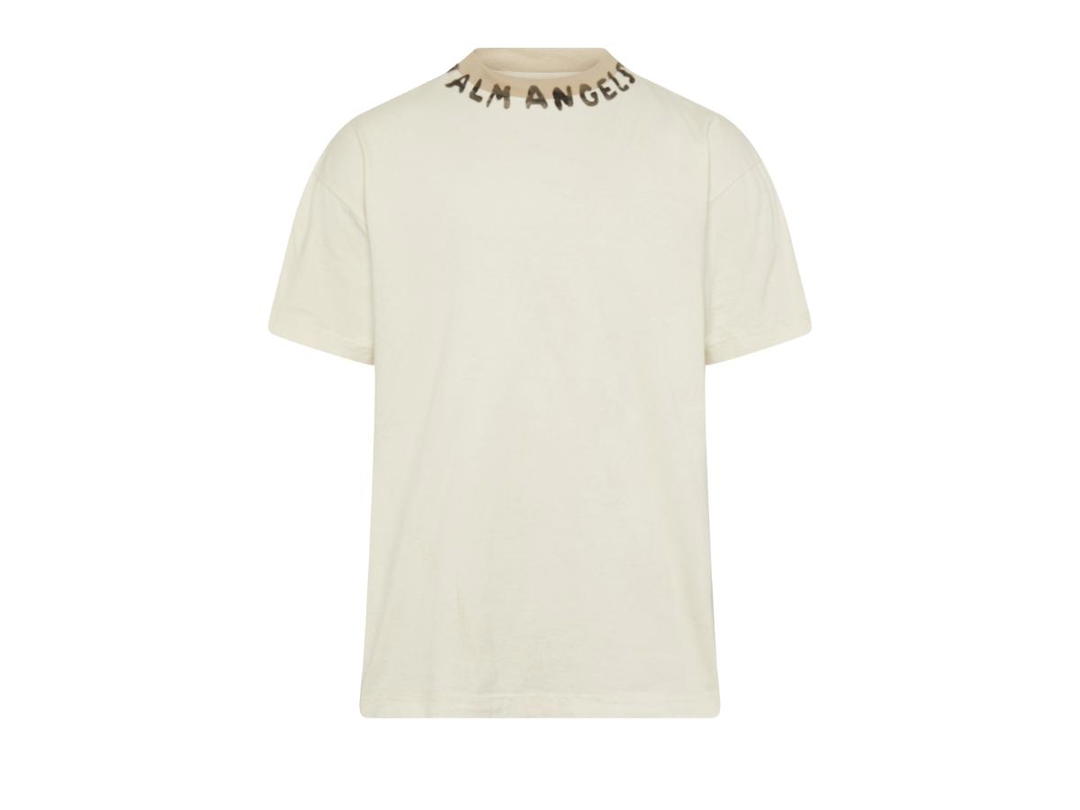 Palm Angels Palm Angels Vintage Logo Ee Saison T-Shirt Off White