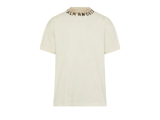 Palm Angels Palm Angels Vintage Logo Ee Saison T-Shirt Off White - view 1