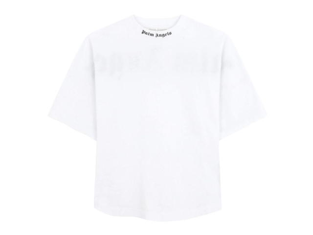 Palm Angels PALM ANGELS White logo oversized t-shirt - view 1