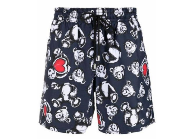 Palm Angels Palm Angels x Vilebrequin bear print swim shorts blue - view 1