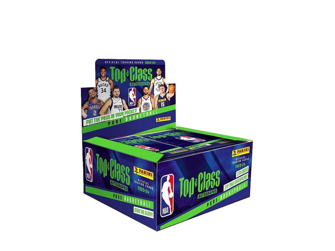 Panini การ์ดสะสมบาสเกตบอล NBA Top Class 2023-24 ยกกล่อง 24 ซอง