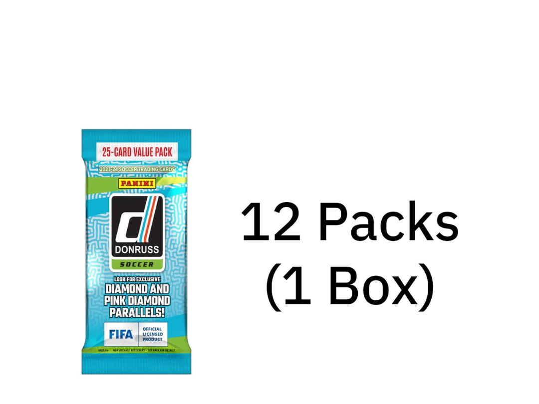 Panini Panini Donruss Soccer 2023-24 trading card fat pack box (12 packs)