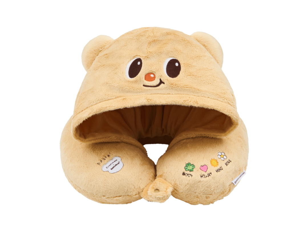 Pastel Creative Wear PASTEL CREATIVE WEAR BUTTERBEAR HOODIE NECK PILLOW