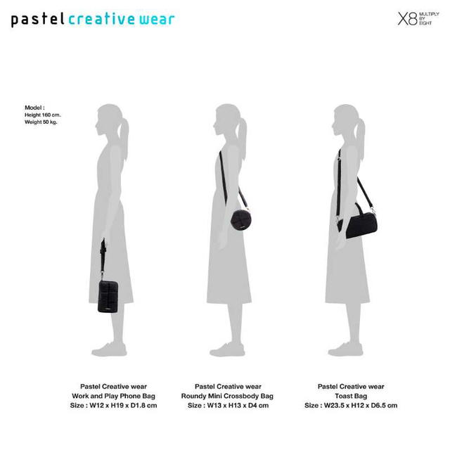 Pastel Creative Wear PASTEL CREATIVE WEAR TOAST BAG - BLACK COFFEE - view 5