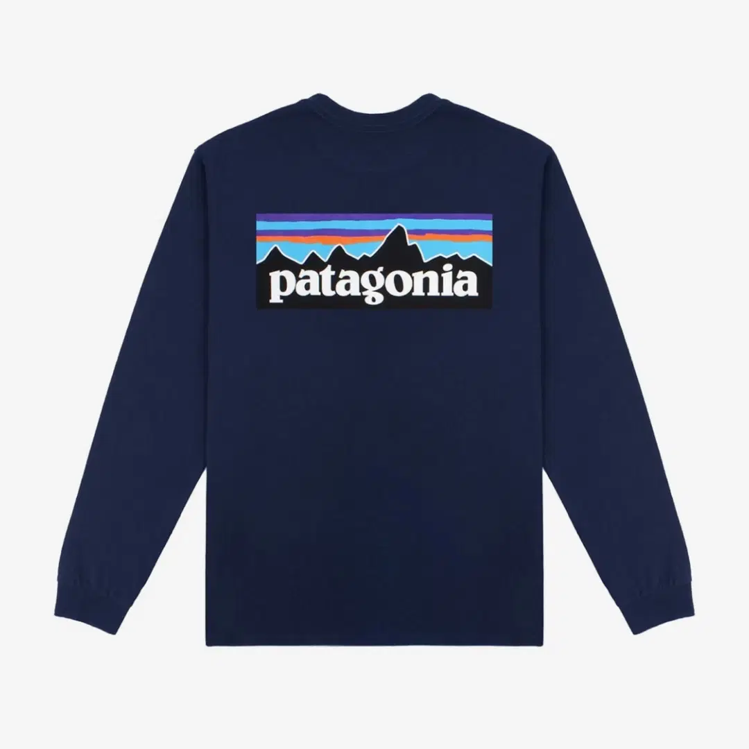 Patagonia Patagonia P-6 Logo Responsibili-Tee L/S Classic Navy
