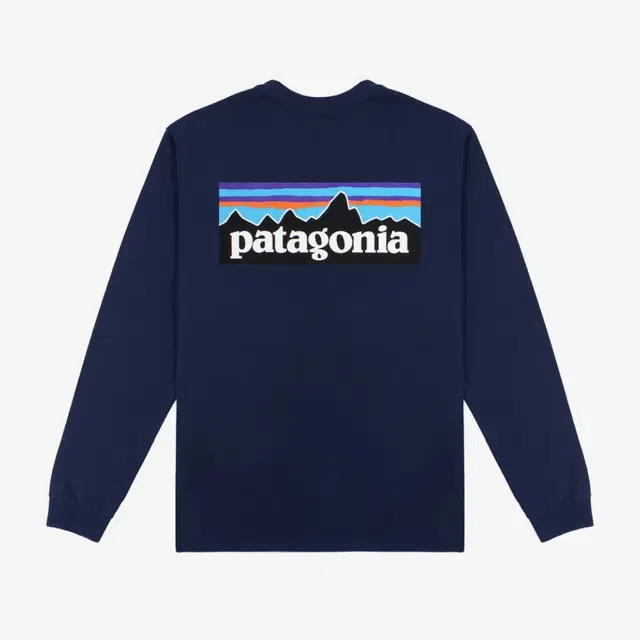 Patagonia Patagonia P-6 Logo Responsibili-Tee L/S Classic Navy - view 2