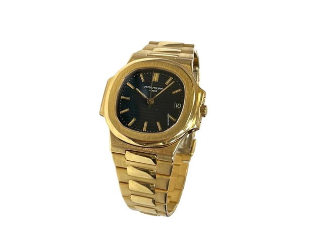 Patek Philippe Patek Philippe Nautilus Yellow Gold Blue Dial - view 2