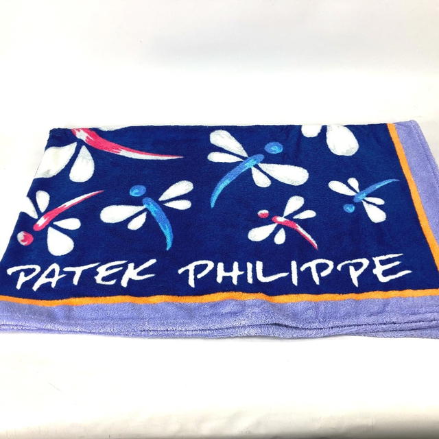 Patek Philippe PATEK PHILIPPE Overall handle Bath towel Interior Throw Blanket blue/pink Unused - view 2