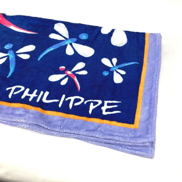 Patek Philippe PATEK PHILIPPE Overall handle Bath towel Interior Throw Blanket blue/pink Unused - view 3
