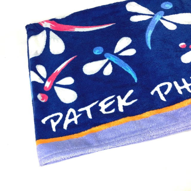 Patek Philippe PATEK PHILIPPE Overall handle Bath towel Interior Throw Blanket blue/pink Unused - view 4