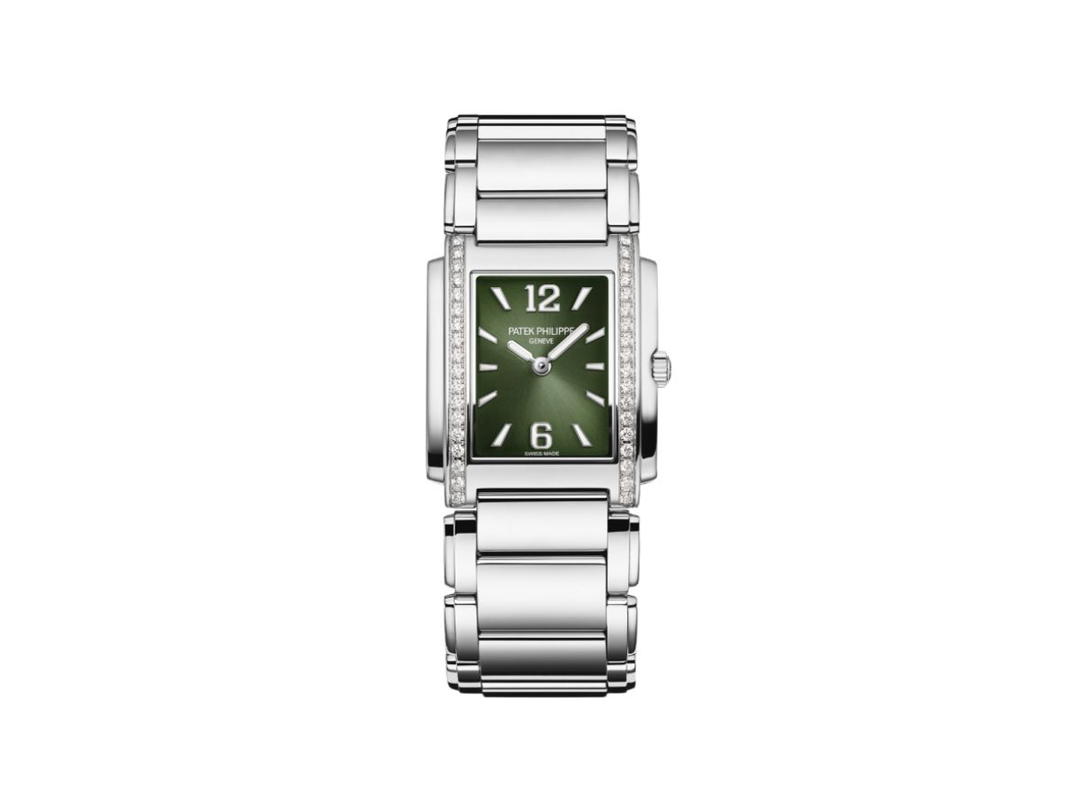 Patek Philippe Patek Philippe Twenty~4 Stainless Steel Olive Green Dial