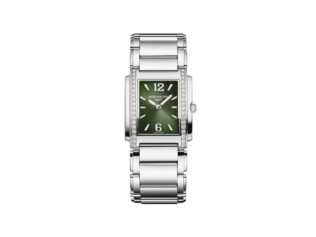 Patek Philippe Patek Philippe Twenty~4 Stainless Steel Olive Green Dial