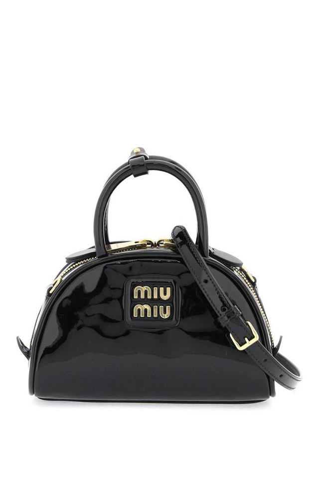 Miu Miu MIU MIU Patent leather mini bowling bag Miu Miu - view 1
