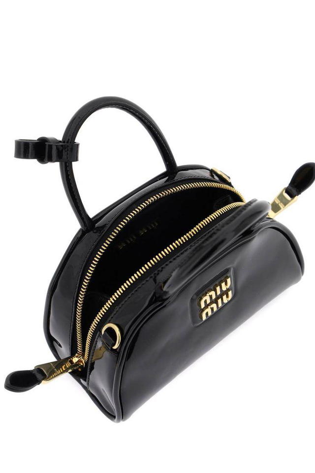 Miu Miu MIU MIU Patent leather mini bowling bag Miu Miu - view 2