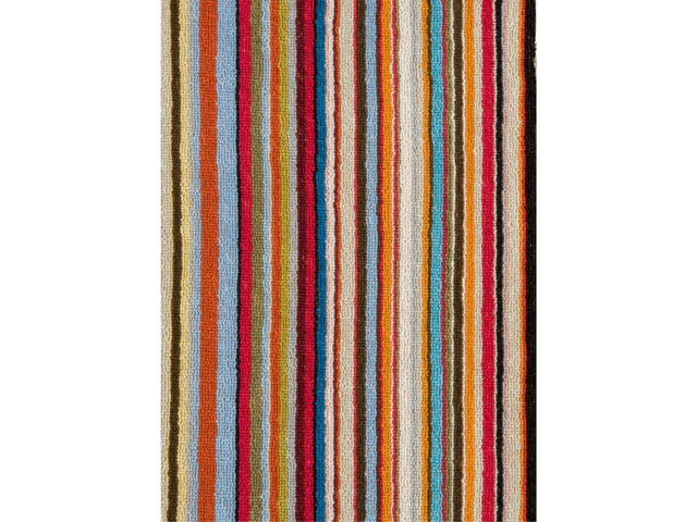 Paul Smith Paul Smith Medium Signature Stripe Beach Towel Orange Edges - view 2