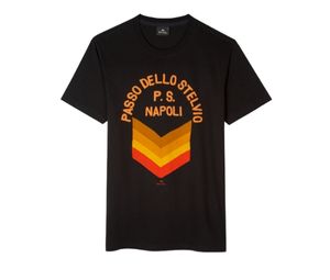 Buy Paul Smith Slim-Fit PS Napoli T-Shirt Black at Sasom – Authentic and Ready to Ship