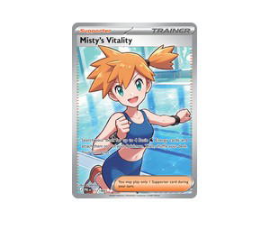 Buy Pokemon Misty's Vitality UR [PBL 111/084] Mega Evolution "Pitch Black" (EN) at Sasom – Authentic and Ready to Ship