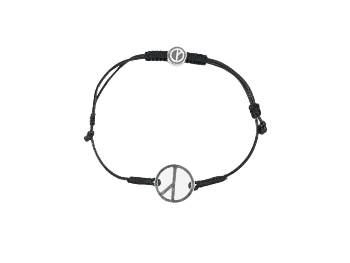 Peaceminusone Peaceminusone String Bracelet #5 Black