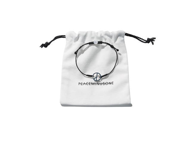 Peaceminusone Peaceminusone String Bracelet #5 Black - view 2