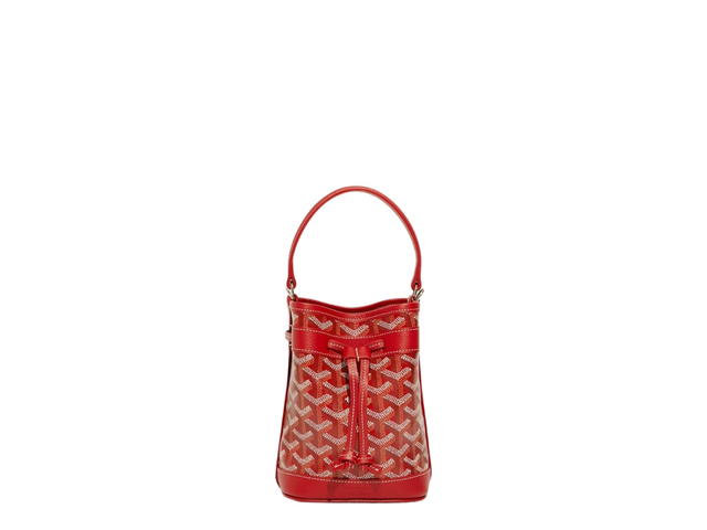 Goyard Goyard Petit Flot Mini Bucket Bag Red - view 1