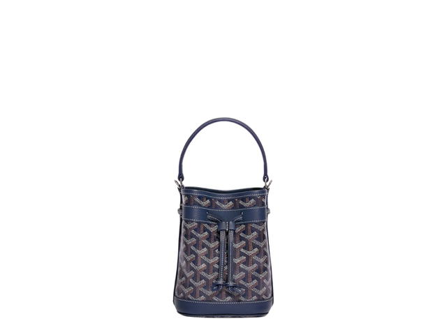 Goyard Goyard Petit Flot Mini Bucket Bag Navy Blue - view 1