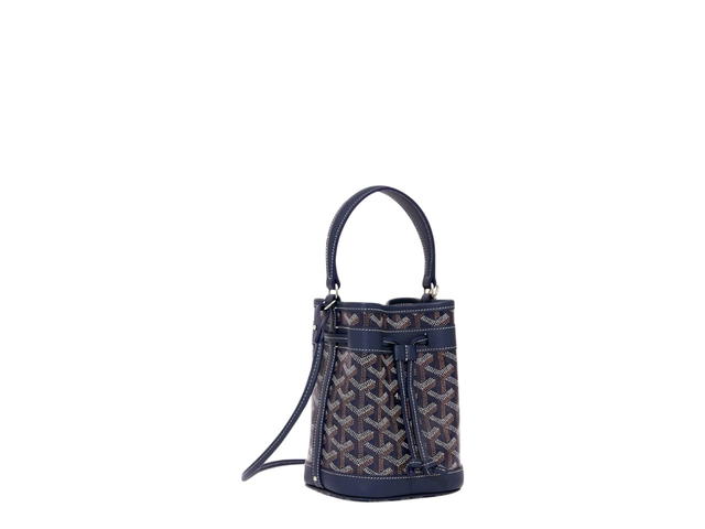 Goyard Goyard Petit Flot Mini Bucket Bag Navy Blue - view 2