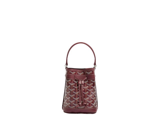 Goyard Goyard Petit Flot Mini Bucket Bag Burgundy - view 1