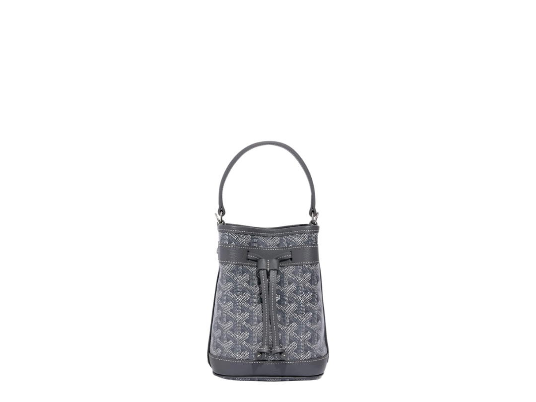 Goyard Goyard Petit Flot Mini Bucket Bag Grey