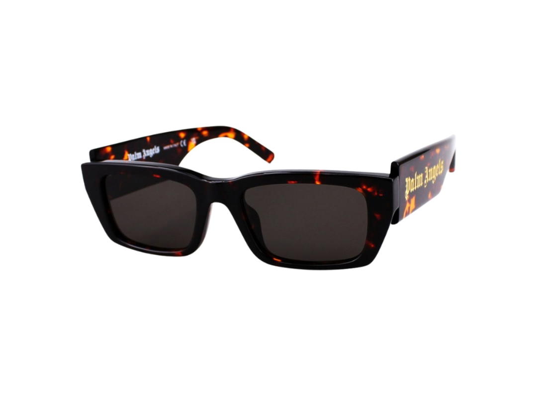 Palm Angels Palm Angels PERI006 6407 53 In Havana Frame With Dark Grey Lenses