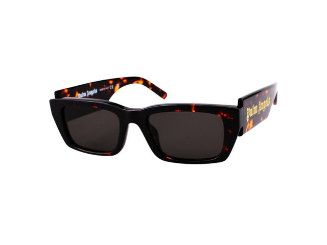 Palm Angels Palm Angels PERI006 6407 53 In Havana Frame With Dark Grey Lenses - view 1