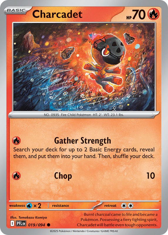 Pokemon Pokemon Charcadet [PFL 019/094] Mega Evolution "Phantasmal Flames" (EN)