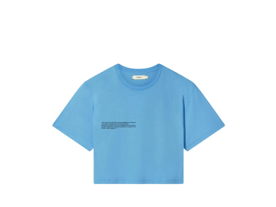 Pangaia Pangaia Organic Cotton Crop T-shirt Blue