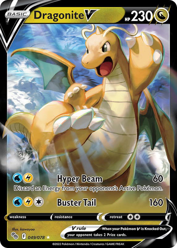 Pokemon Pokemon Dragonite V [PGO 049/078] Sword & Shield "Pokémon GO" (EN)