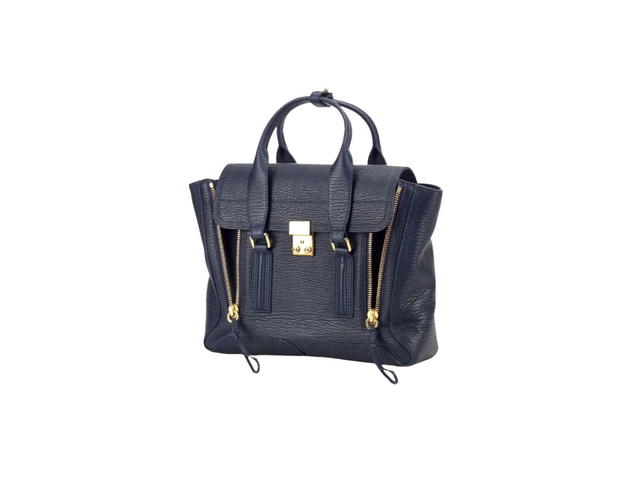 3.1 Phillip Lim Phillip Lim Pashli Medium Satchel Ink - view 2