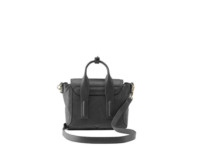 3.1 Phillip Lim Phillip Lim Pashli Mini Satchel In Leather With Gold Hardware Black - view 2