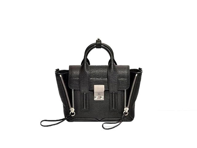 3.1 Phillip Lim Phillip Lim Pashli Mini Satchel Black/Nickel - view 1