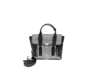 Buy 3.1 Phillip Lim Pashli Mini Satchel Metallic Silver Black at Sasom – Authentic and Ready to Ship