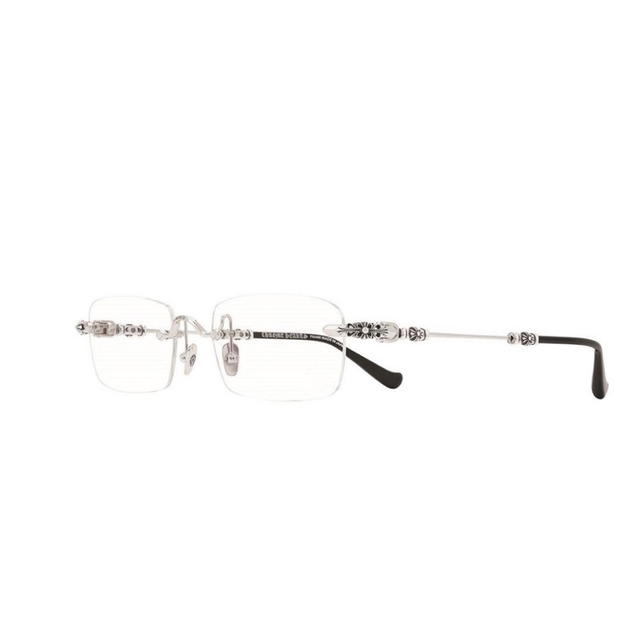 Chrome Hearts Chrome Hearts Rectangular Eyeglass Frames Men's Silver - view 2